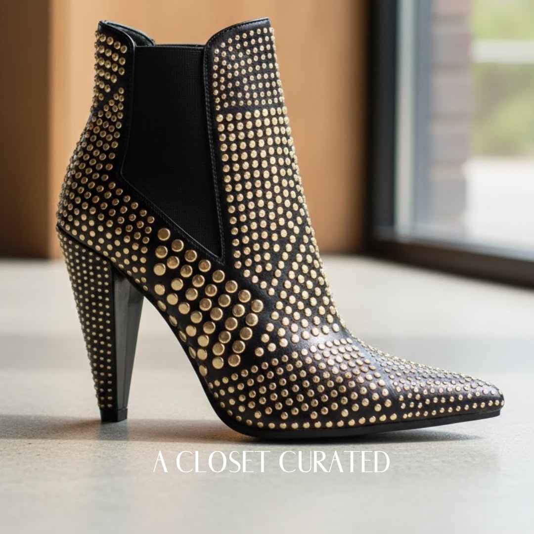 Jeffrey Campbell Studd Bootie 6 Black New